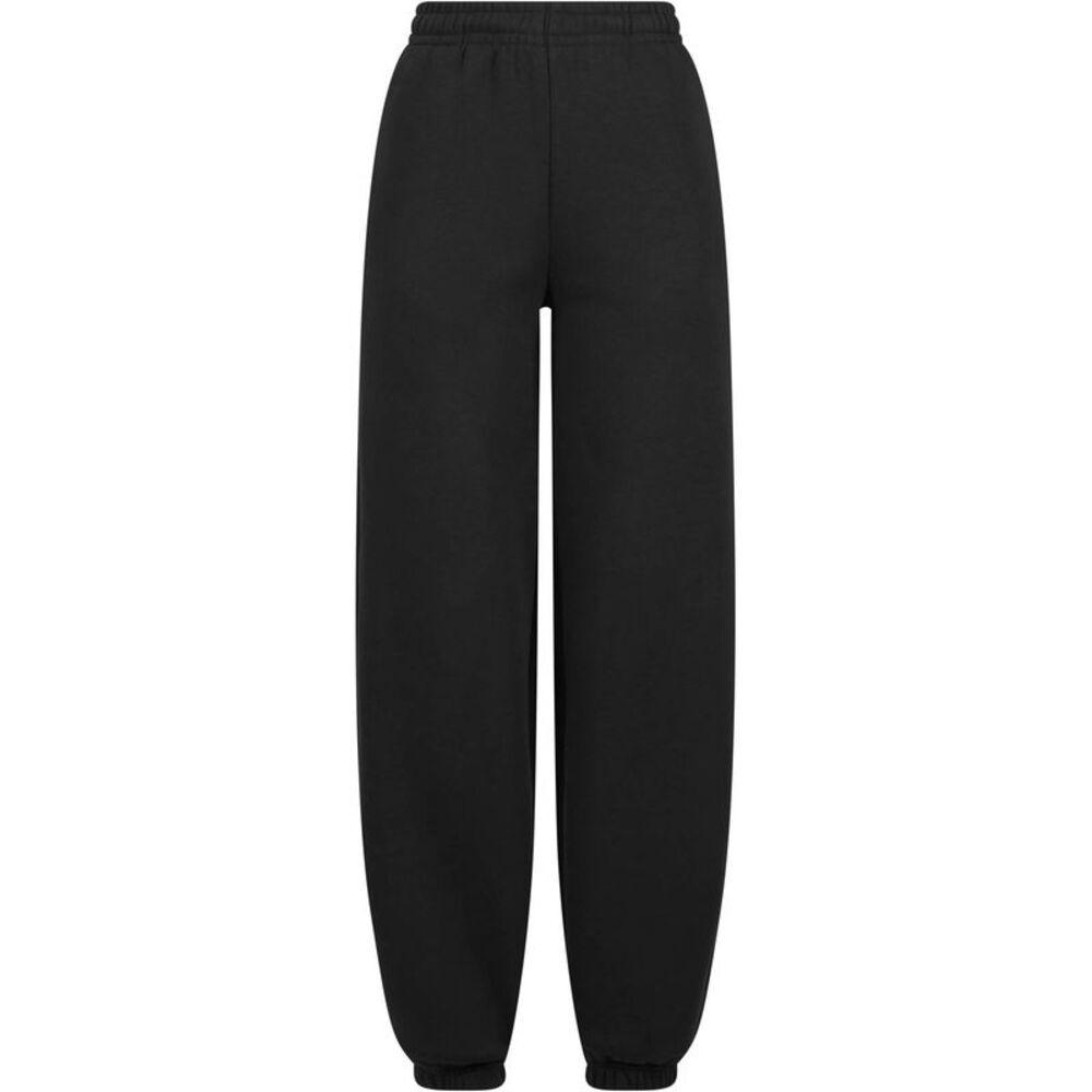 Build Your Brand Womens/Ladies Fluffy Sweatpants / Black